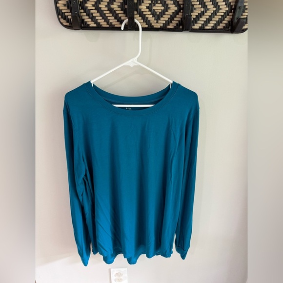 Kyte Baby Bamboo Long Sleeve Top - Teal - Size Extra Extra Large XXL - Picture 2 of 9